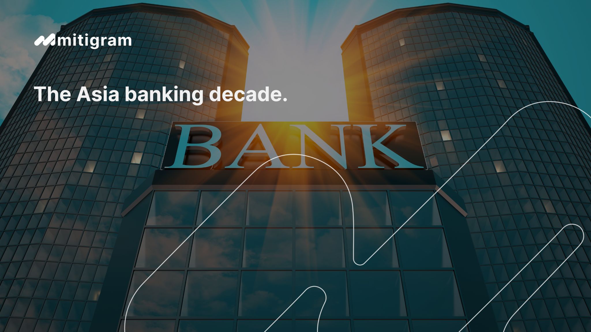 Modern Asian bank building representing the rise of Asia banking in global finance and innovation.