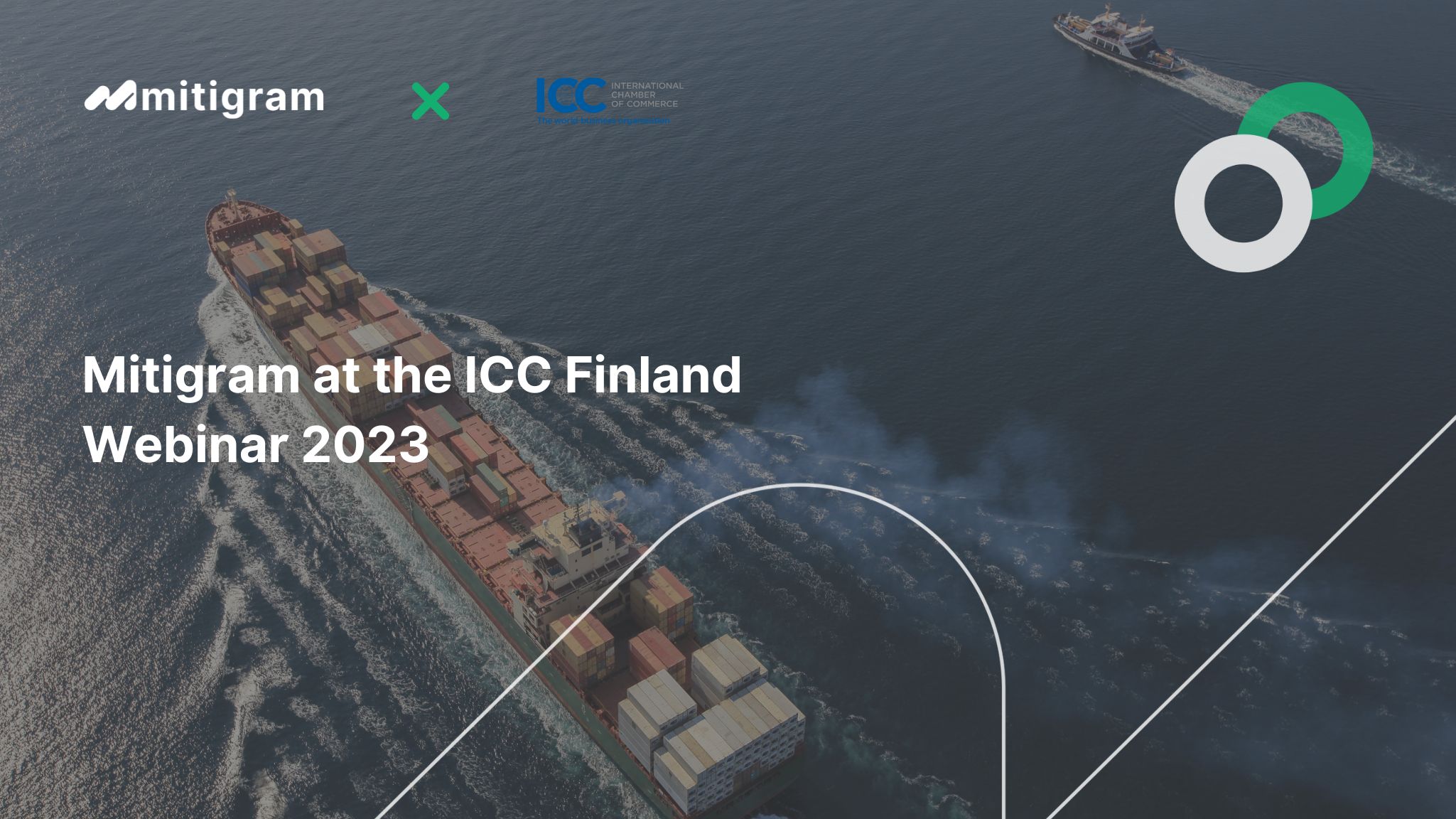 Just as these containers connect global trade, Mitigram at the ICC connects lenders and businesses through digital finance solutions.